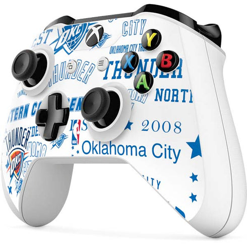 NBA Oklahoma City Thunder Historic Blast Xbox One S Controller Skin
