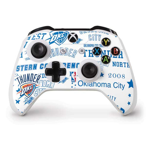 NBA Oklahoma City Thunder Historic Blast Xbox One S Controller Skin