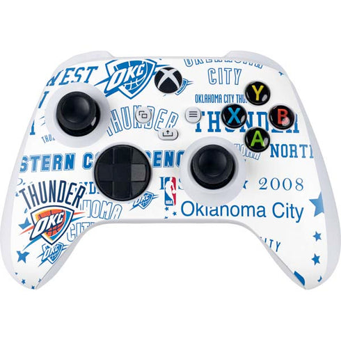 NBA Oklahoma City Thunder Historic Blast Xbox Series S Controller Skin