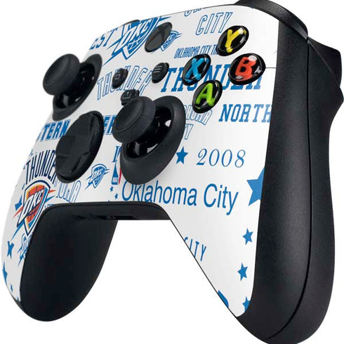 NBA Oklahoma City Thunder Historic Blast Xbox Series X Controller Skin