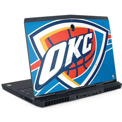 NBA Oklahoma City Thunder Large Logo Dell Alienware Skin