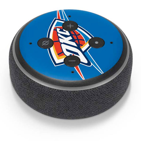 NBA Oklahoma City Thunder Large Logo Amazon Echo Dot Skin