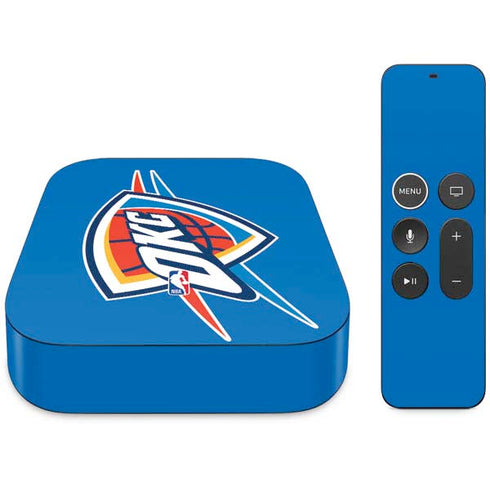 NBA Oklahoma City Thunder Large Logo Apple TV Skin