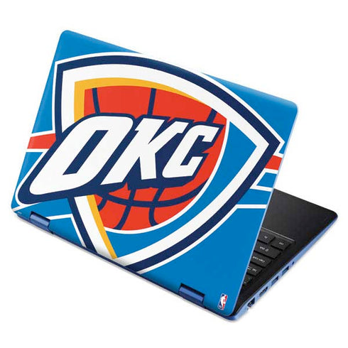 NBA Oklahoma City Thunder Large Logo Aspire R11 11.6in Skin