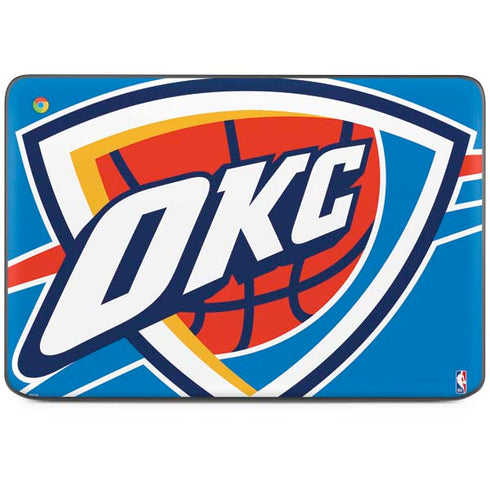 NBA Oklahoma City Thunder Large Logo HP Chromebook Skin