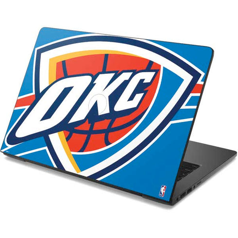 NBA Oklahoma City Thunder Large Logo Dell Chromebook Skin