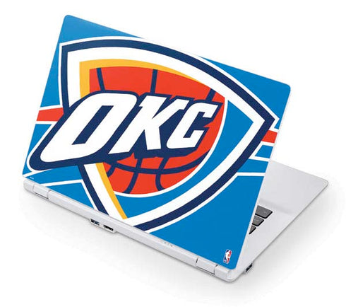 NBA Oklahoma City Thunder Large Logo Acer Chromebook Skin