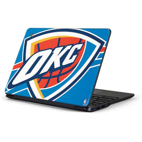 NBA Oklahoma City Thunder Large Logo Samsung Chromebook Skin