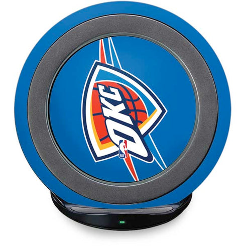 NBA Oklahoma City Thunder Large Logo Fast Charge Wireless Charging Stand Skin