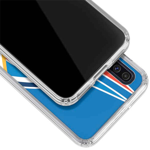 NBA Oklahoma City Thunder Large Logo Galaxy A50 Clear Case