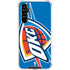 NBA Oklahoma City Thunder Large Logo Galaxy A54 5G Clear Case