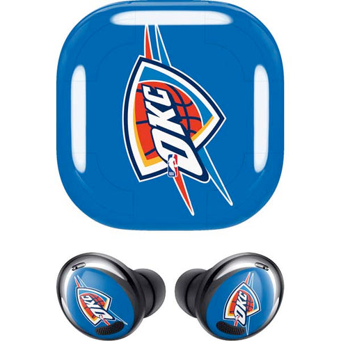 NBA Oklahoma City Thunder Large Logo Galaxy Buds Pro Skin