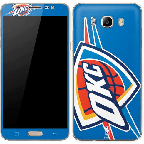 NBA Oklahoma City Thunder Large Logo Galaxy J7 Skin