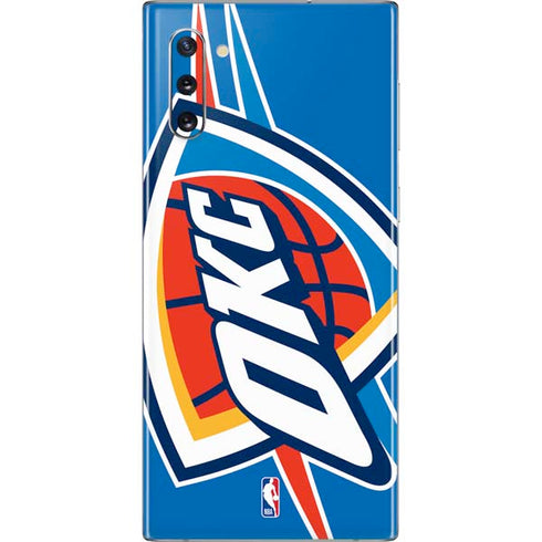 NBA Oklahoma City Thunder Large Logo Galaxy Note 10 Skin