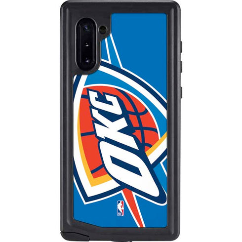NBA Oklahoma City Thunder Large Logo Galaxy Note 10 Waterproof Case