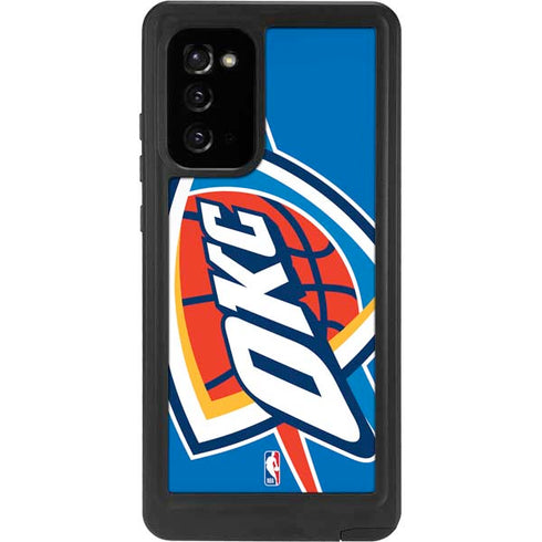 NBA Oklahoma City Thunder Large Logo Galaxy Note20 5G Waterproof Case