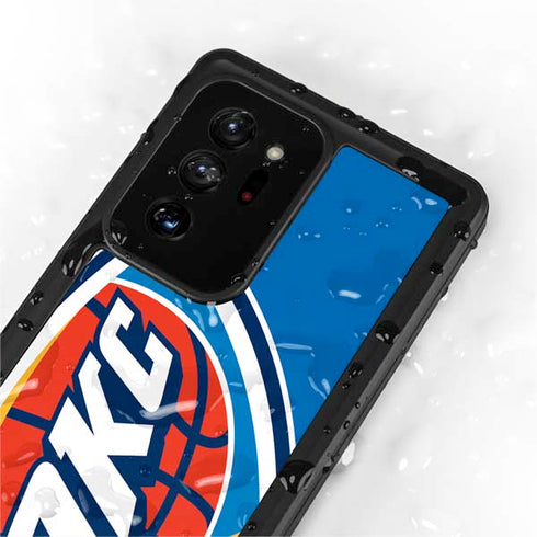 NBA Oklahoma City Thunder Large Logo Galaxy Note20 Ultra 5G Waterproof Case