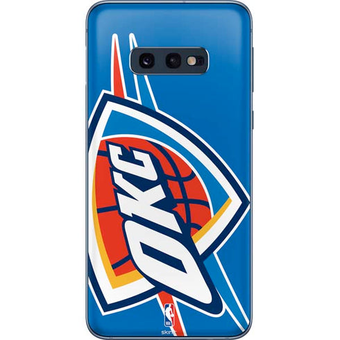 NBA Oklahoma City Thunder Large Logo Galaxy S10e Skin
