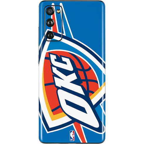 NBA Oklahoma City Thunder Large Logo Galaxy S20 Fan Edition Skin