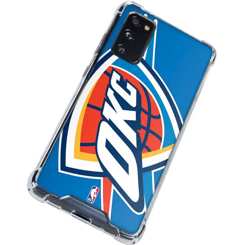 NBA Oklahoma City Thunder Large Logo Galaxy S20 FE Clear Case