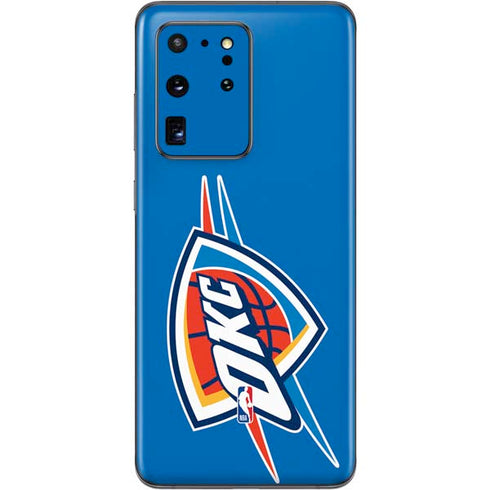 NBA Oklahoma City Thunder Large Logo Galaxy S20 Ultra 5G Skin