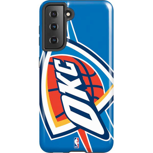 NBA Oklahoma City Thunder Large Logo Galaxy S21 5G Pro Case