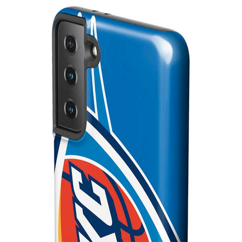 NBA Oklahoma City Thunder Large Logo Galaxy S21 FE Pro Case