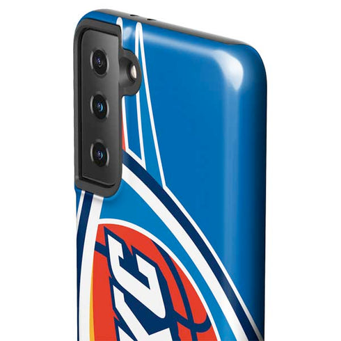 NBA Oklahoma City Thunder Large Logo Galaxy S21 Plus 5G Pro Case