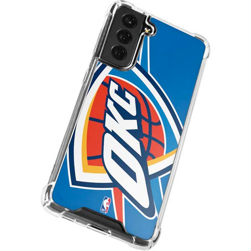 NBA Oklahoma City Thunder Large Logo Galaxy S22 Plus Clear Case