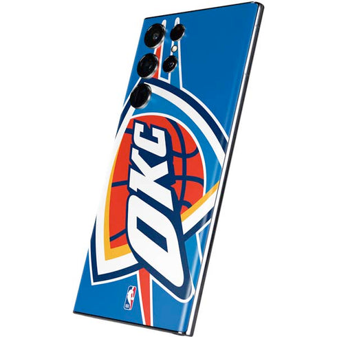 NBA Oklahoma City Thunder Large Logo Galaxy S22 Ultra Skin
