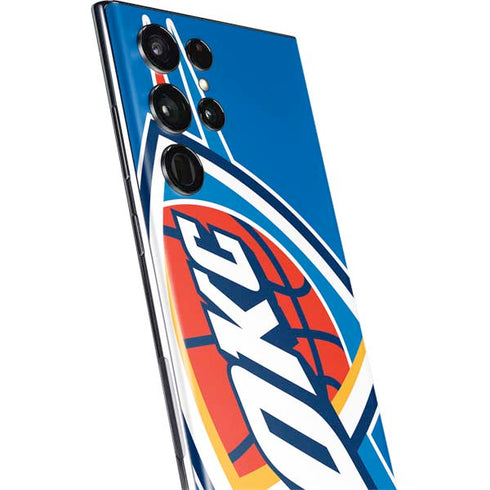 NBA Oklahoma City Thunder Large Logo Galaxy S22 Ultra Skin