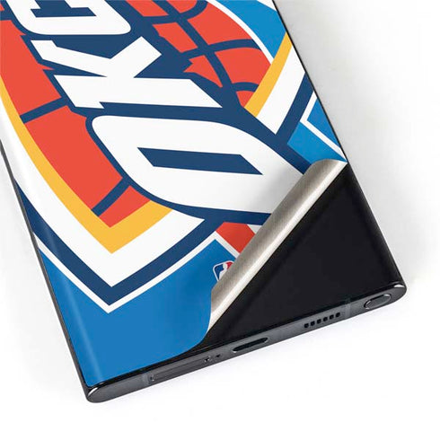 NBA Oklahoma City Thunder Large Logo Galaxy S22 Ultra Skin