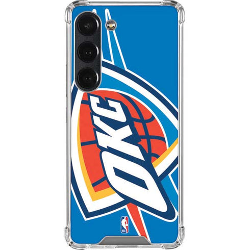 NBA Oklahoma City Thunder Large Logo Galaxy S23 Clear Case
