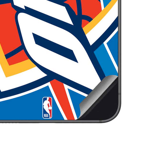 NBA Oklahoma City Thunder Large Logo Galaxy S23 FE Skin