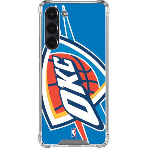 NBA Oklahoma City Thunder Large Logo Galaxy S23 Plus Clear Case