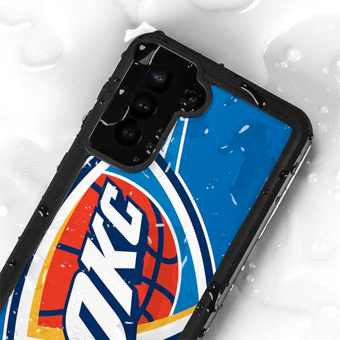 NBA Oklahoma City Thunder Large Logo Galaxy S23 Plus Waterproof Case