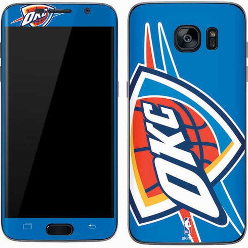 NBA Oklahoma City Thunder Large Logo Galaxy S7 Skin
