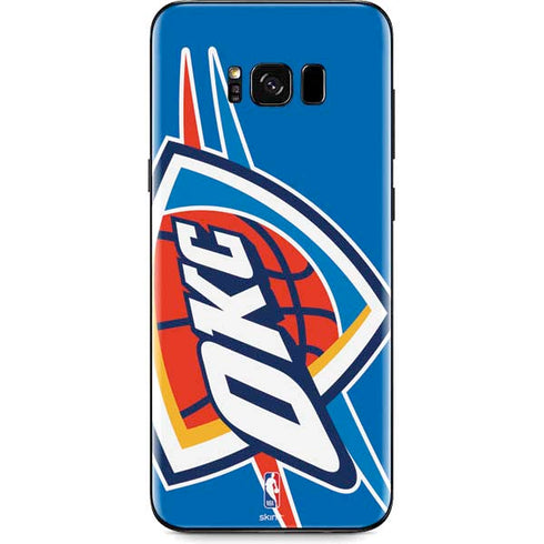 NBA Oklahoma City Thunder Large Logo Galaxy S8 Plus Skin