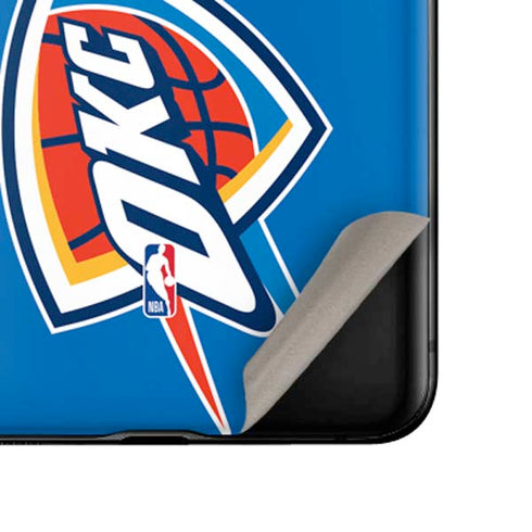 NBA Oklahoma City Thunder Large Logo Galaxy Z Flip Skin