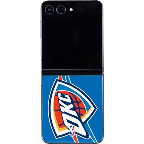NBA Oklahoma City Thunder Large Logo Galaxy Z Flip5 5G Skin