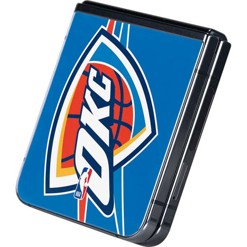 NBA Oklahoma City Thunder Large Logo Galaxy Z Flip5 5G Skin