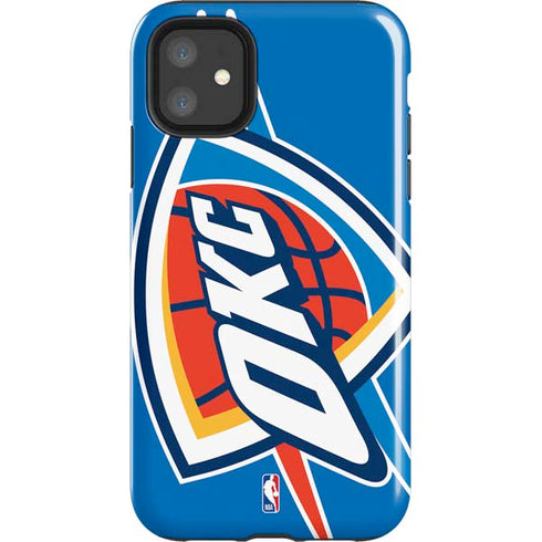 NBA Oklahoma City Thunder Large Logo iPhone 11 Impact Case
