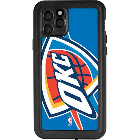 NBA Oklahoma City Thunder Large Logo iPhone 11 Pro Waterproof Case