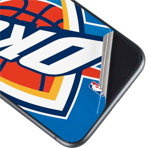 NBA Oklahoma City Thunder Large Logo iPhone 11 Skin