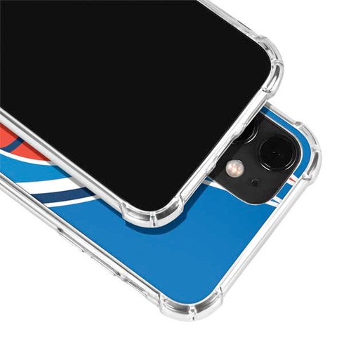 NBA Oklahoma City Thunder Large Logo iPhone 12 Clear Case