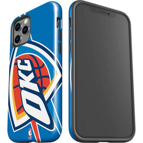 NBA Oklahoma City Thunder Large Logo iPhone 12 Pro Impact Case