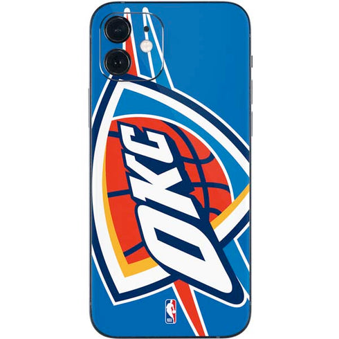 NBA Oklahoma City Thunder Large Logo iPhone 12 Skin
