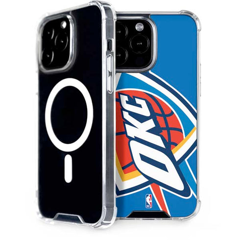 NBA Oklahoma City Thunder Large Logo iPhone 13 Pro Max MagSafe Case