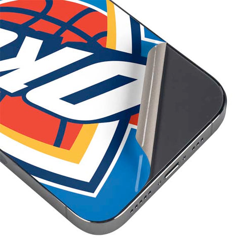 NBA Oklahoma City Thunder Large Logo iPhone 13 Pro Max Skin