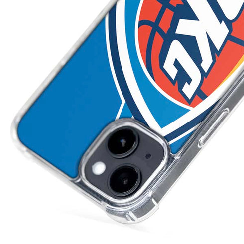 NBA Oklahoma City Thunder Large Logo iPhone 15 Plus MagSafe Case